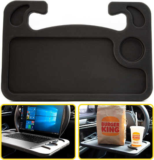 Car Steering Wheel Desk,Multi-Function Car Table & Computer Tray,Universal Food Tray for Most Vehicles