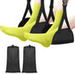 Airplane Footrest Hammock, Foot Hammock for Plane Travel, Portable Height Adjustable Travel Footrest Hammock Accessories, Lightweight Foot Hammock Suitable for Offices, Airplanes 2 pcs