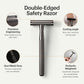 MANSCAPED® The Plow® 2.0 Premium Single Blade Double-Edged Safety Face Razor for Men