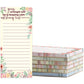 Fancy Land Religious Magnetic Notepads Floral to Do List for Fridge Christian Memo Pads 6 Pack