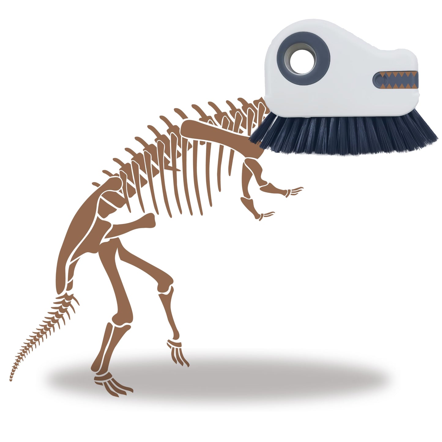 ESUOHYM Groove Cleaning Brush 2 in 1 Grout Cleaner Tool Grip Brush Hard Bristle Crevice Cleaning Brush for Sliding Door Track, Window Sill, Window Seal