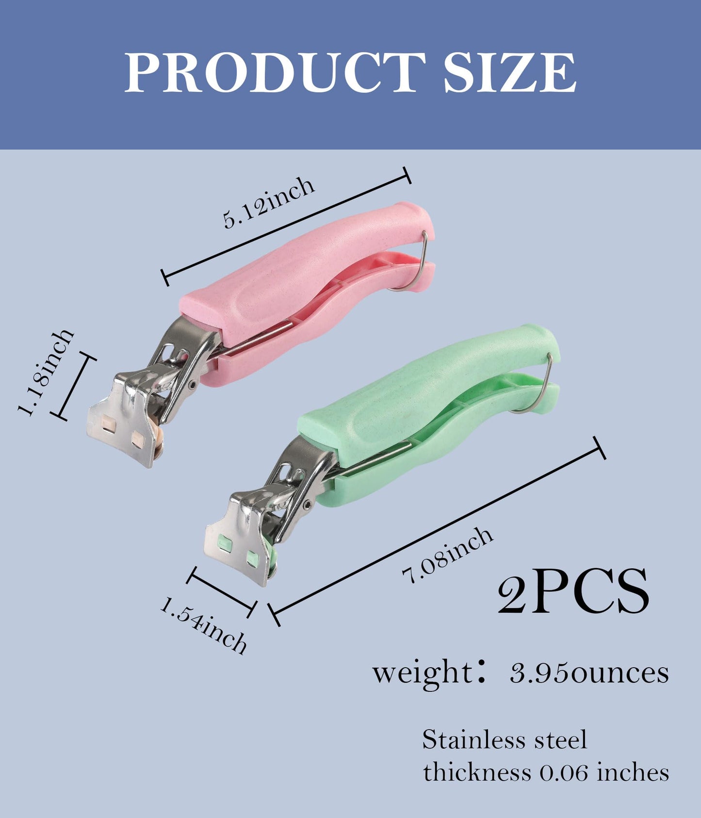 SPTECHMAKE Stainless Steel Anti-Scalding Hot Bowl Dish Plate Gripper Clips Tongs Clamp Holder for Moving Hot Plate or Bowls with Food Out from Instant Pot Microwave Oven (2, Green,Pink)