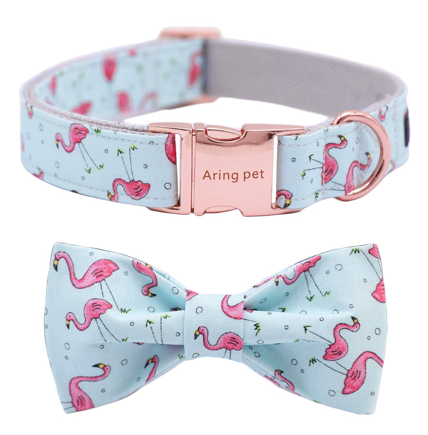 ARING PET Bowtie Dog Collar Adjustable Collars with Bow Tie for Dogs Small Medium Large