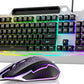 AULA Keyboard, T102 104 Keys Gaming Keyboard and Mouse Combo with RGB Backlit Number Pad, All-Metal Panel Waterproof Light Up PC Keyboard, USB Wired Computer Keyboards Gaming for MAC Xbox PC Gamer