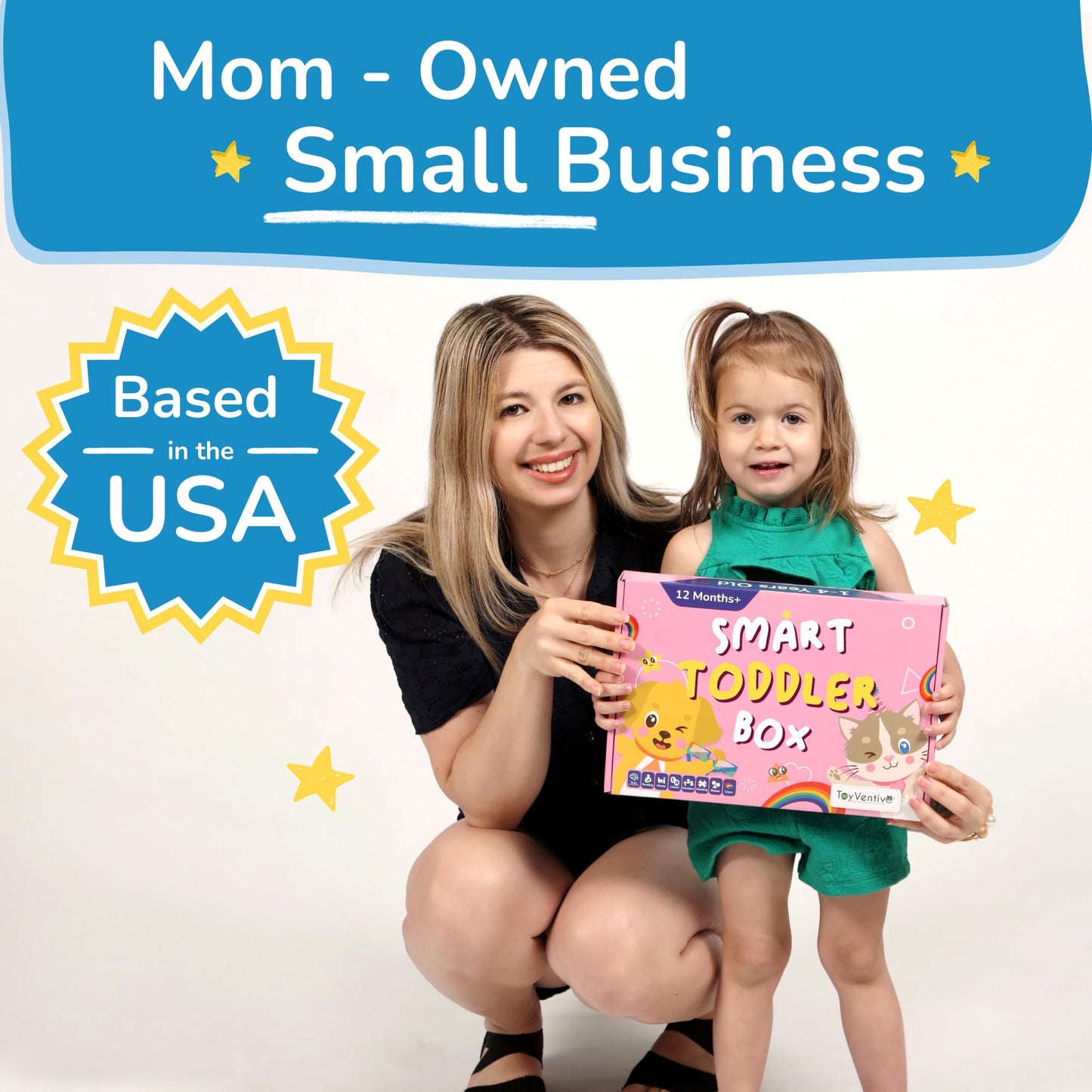 TOYVENTIVE Educational Books, Flash Cards, and Puzzles - Birthday Gifts for 1, 2, 3, and 4 Year Old Boys, Toddler Learning Toys and Activities