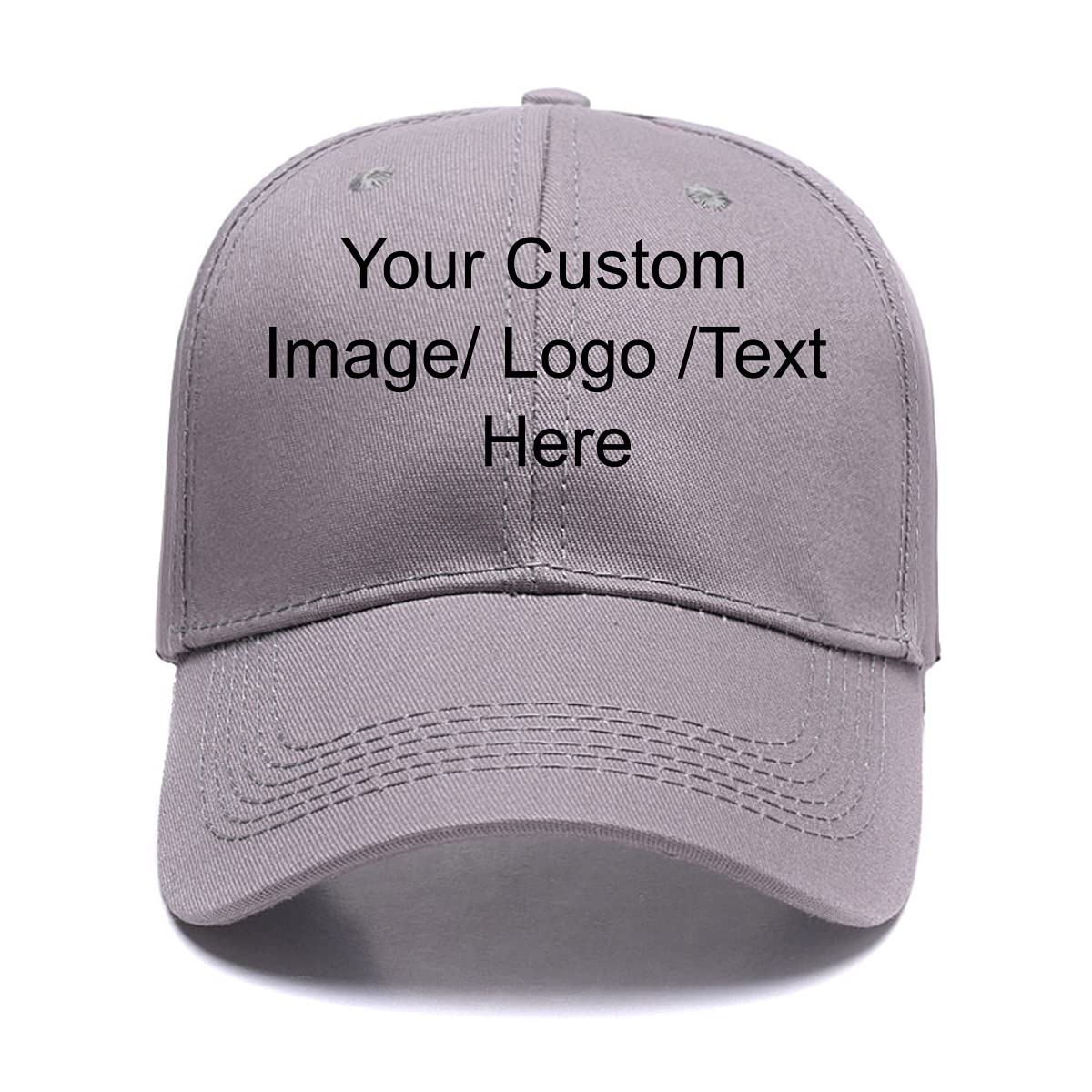 Custom Baseball Cap with Your Text,Personalized Adjustable Trucker Caps Casual Sun Peak Hat for Gifts