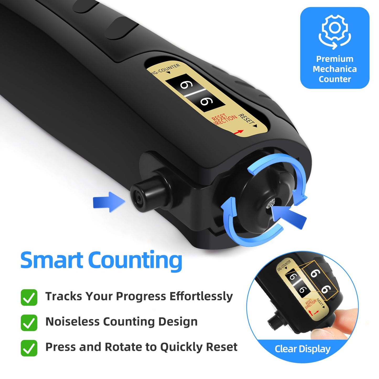 2PCS Grip Strength Trainer with 22-220Lbs (10-100kg) Adjustable Resistance, Hand Gripper, Forearm Strengthener, Finger Exerciser for Muscle Building and Injury Recovery