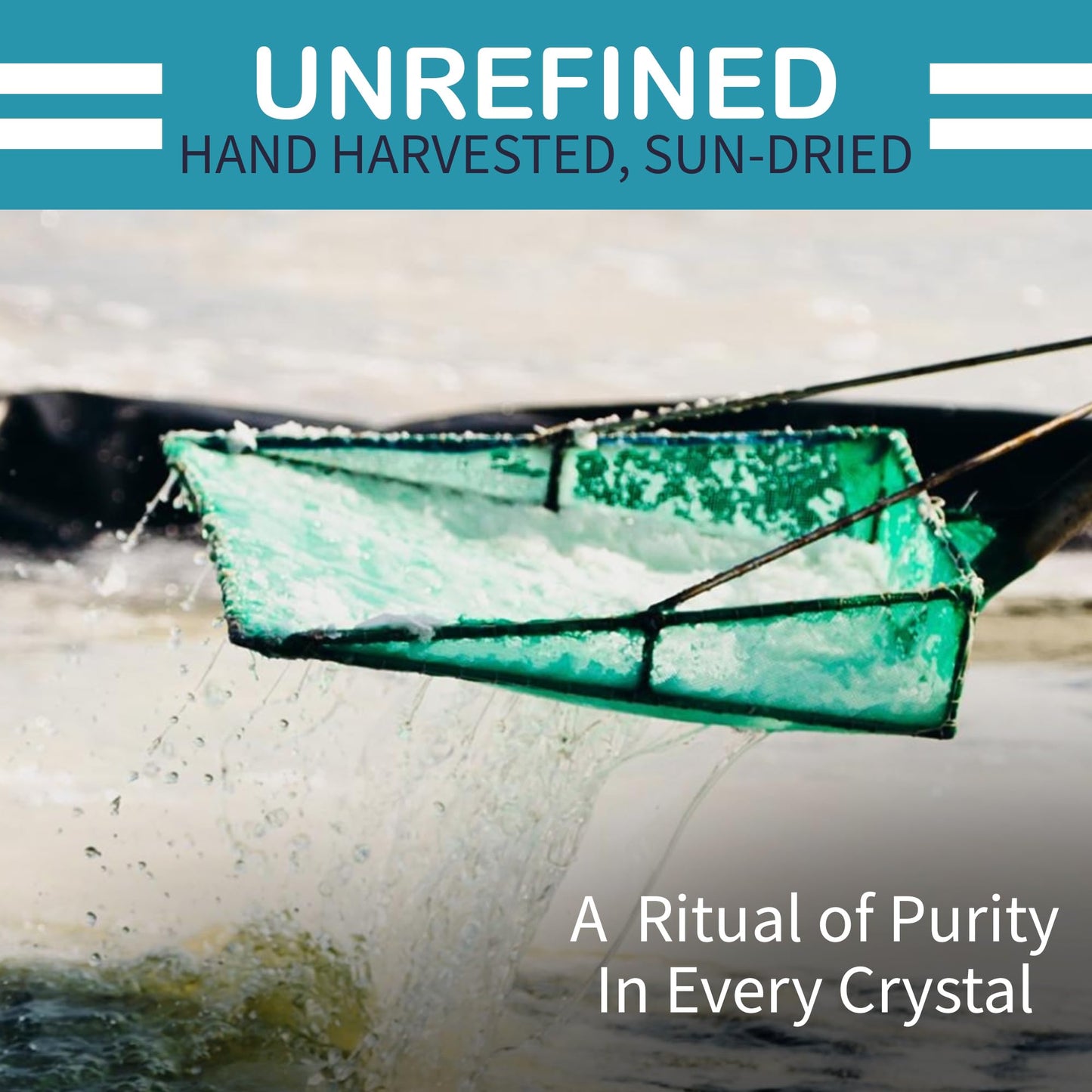 Le Marinier Baja Mineral Sea Salt Coarse Grain, 1.1lb - 18oz | 100% Natural and Unrefined | Authentic Baja Sea Salt, Mineral Rich, Hand Harvested (1.1lb Coarse Grain Baja Salt)