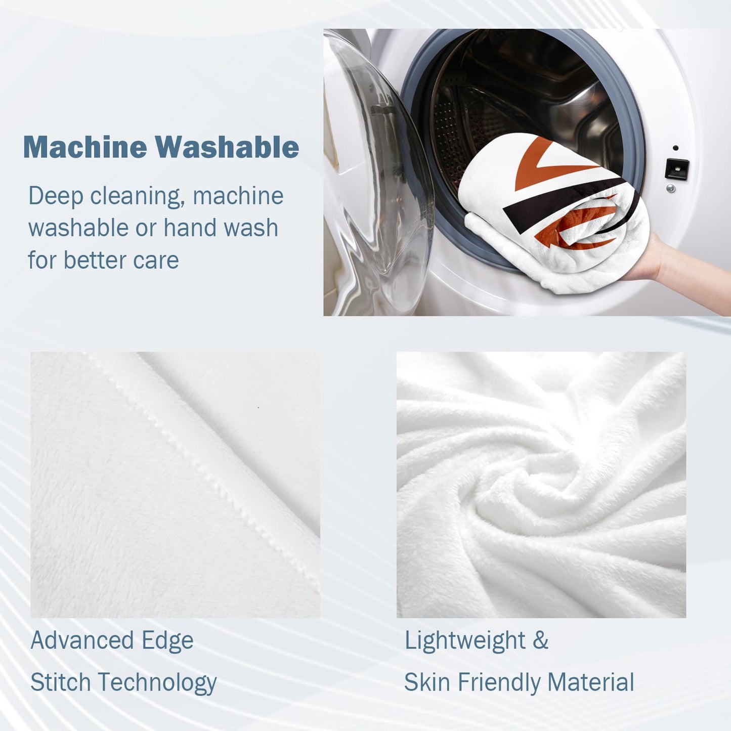 Custom Blanket with Your Design Text Logo Picture, Personalized Logo Blanket Bulk, Fully Customizable Flannel Throw Blankets for Business Team Company Employee Appreciation Bulk Gifts (1, 40"x 50")