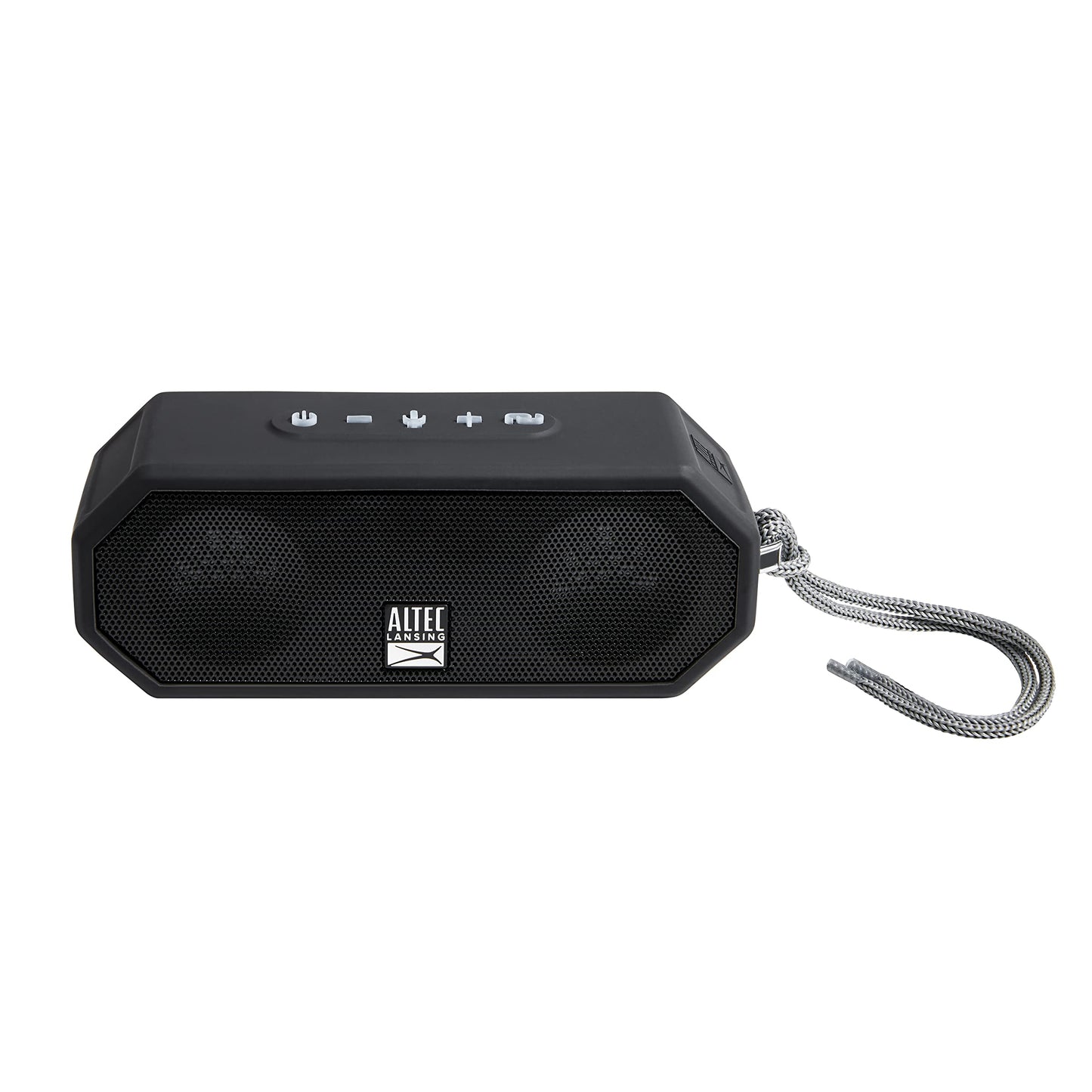 Altec Lansing LifeJacket H2O 4 - Waterproof Bluetooth Speaker, Durable & Portable Speaker with Voice Assistant, 10 Hour Battery Life & 100 Foot Range, Black