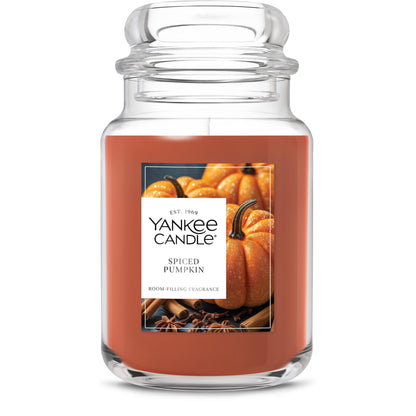 Yankee Candle Home Sweet Home Scented Classic 22oz Large Jar Single Wick Candle Over 110 Hours of Burn Time Ideal for Fall Outdoors and Christmas Decorations