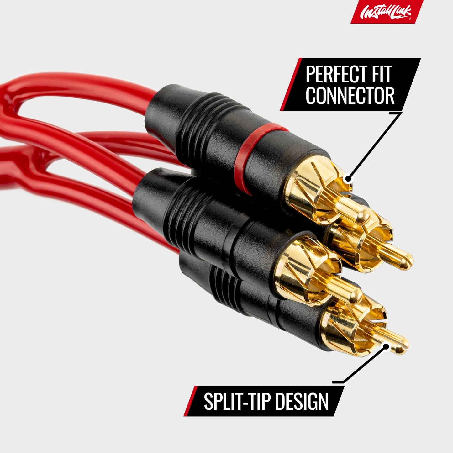 Install Link 16 AWG Gauge Speaker Wire Cable Stereo, Car or Home Theater, CCA (100 Feet) + 12ft, 2-Channel RCA Stereo Subwoofer Cable
