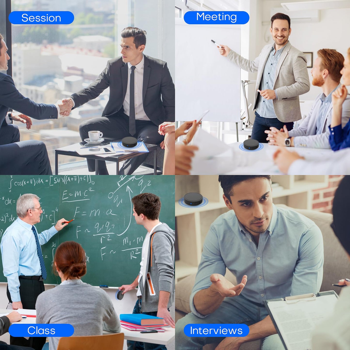 128G (1600 Hour) Magnetic Voice Activated Recorder - Nanezan Recording Device MP3 Records with 70 Hours Battery Time, USB-C Audio Recorder for Work, Lectures, Meetings, Interviews