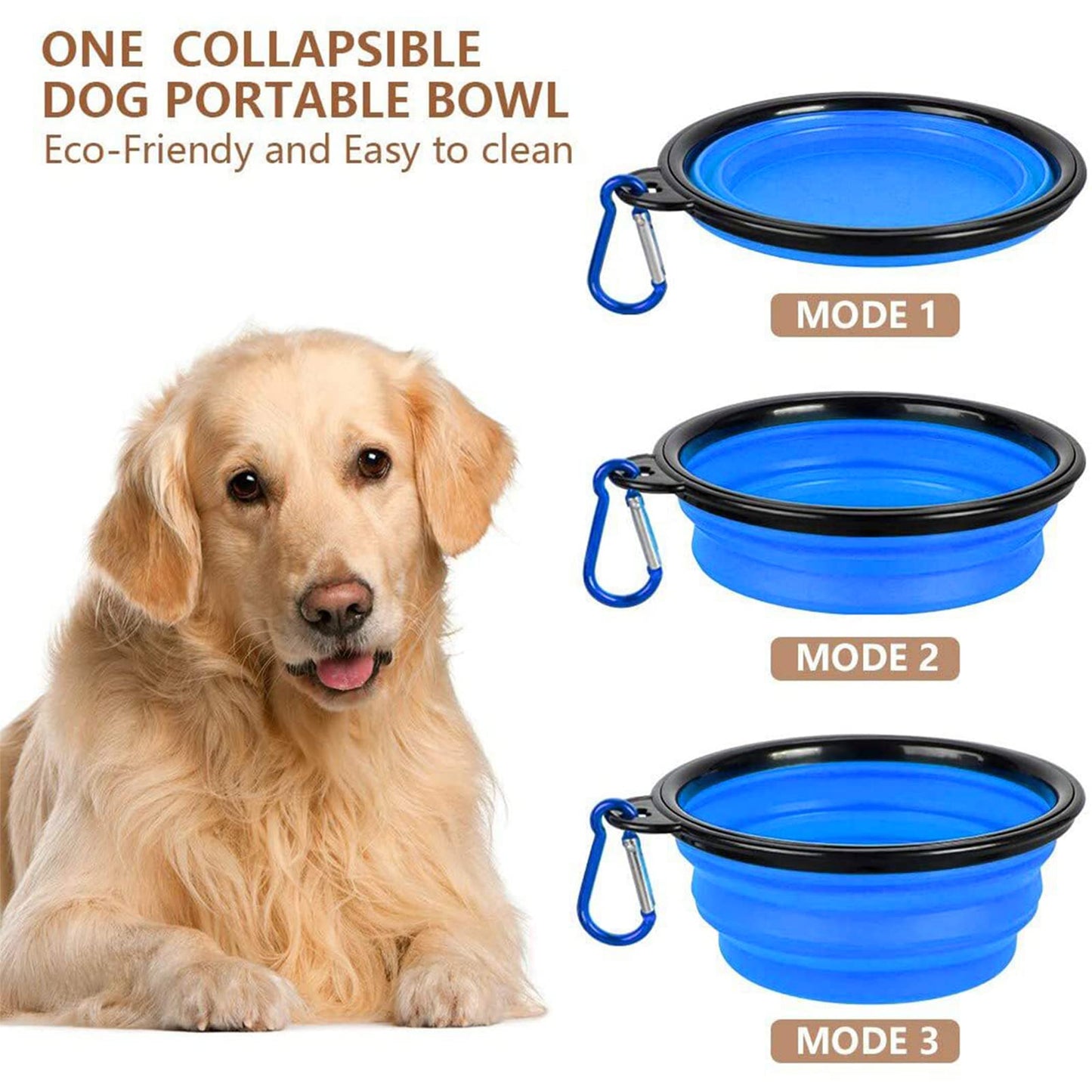 TIOVERY Dog Food Storage Container, 5-7 Lbs Airtight Pet Food Container, Cat Food Container Dispenser Plastic Bin with Pouring Spout, Portable Handle and a Collapsible bowl for Dogs Cats Grey/6Qt