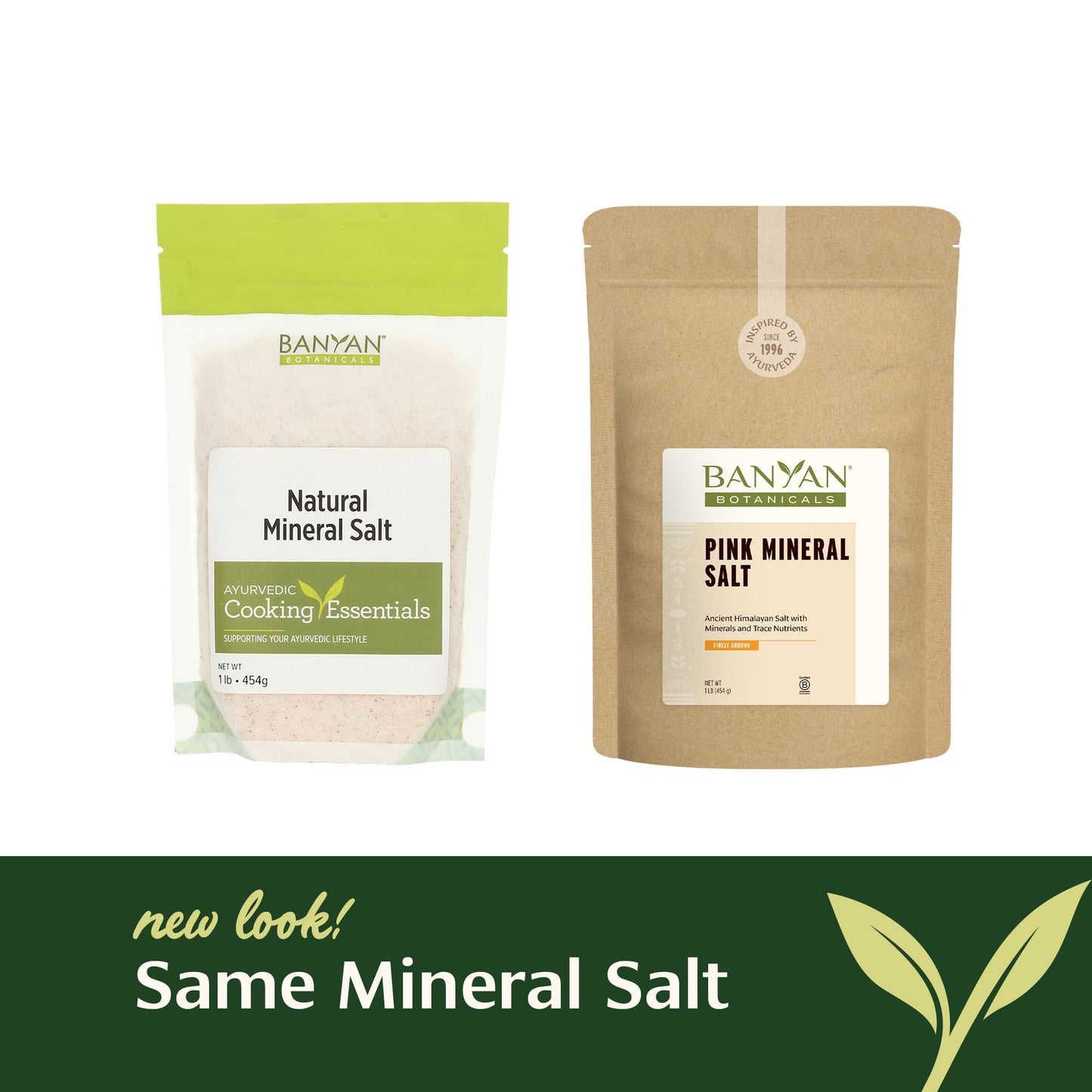 Banyan Botanicals Pink Mineral Salt – Fine Ground Pink Himalayan Salt – For Cooking, Baking, Beauty, and Bath – 1 Pound – Gluten Free, Vegan, Non-GMO