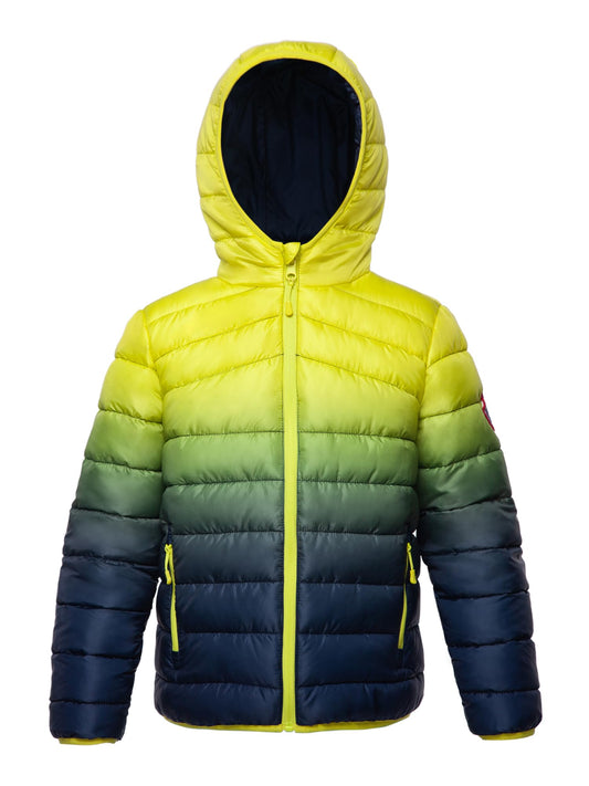Rokka&Rolla Boys' Reversible Lightweight Puffer Jacket Hooded Water-Resistant Winter Coat
