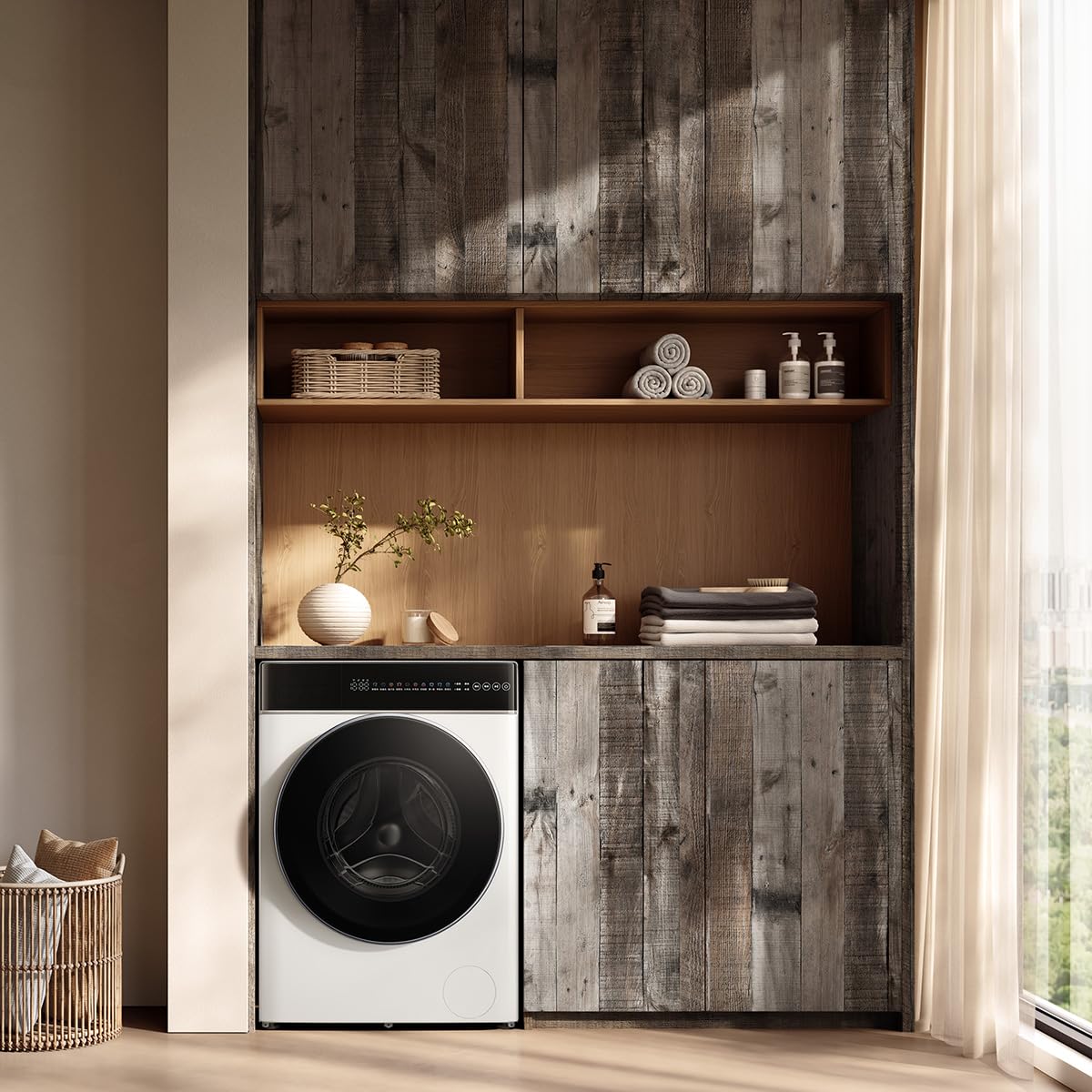 Livebor Gray Shiplap Peel and Stick Wallpaper Wood Contact Paper 17.7”x 120” Distressed Wood Wallpaper Peel and Stick Wooden Wall Gray Contact Paper Rustic Shiplap Plank for Walls and Countertops