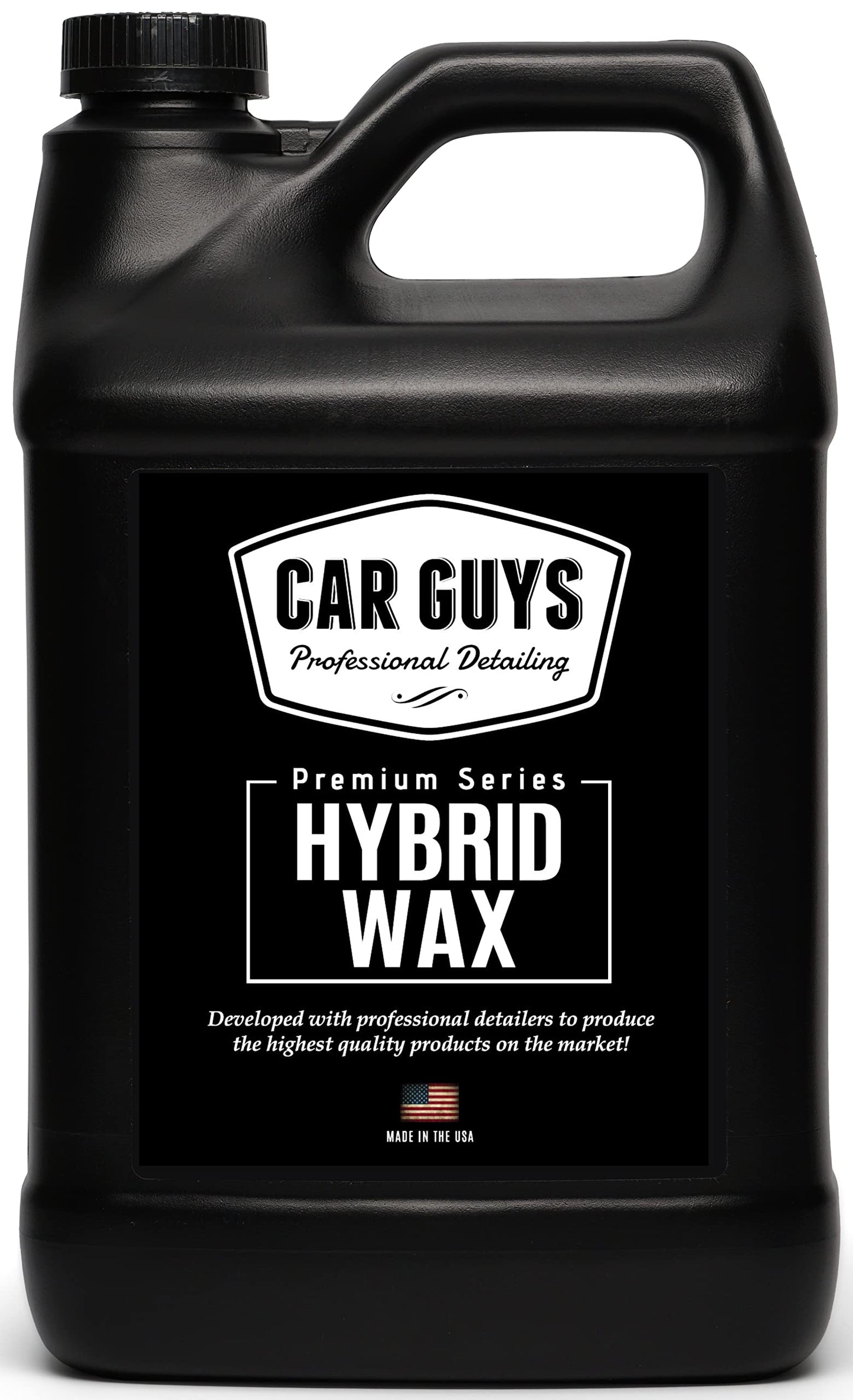 CAR GUYS Hybrid Spray Wax | Advanced Car Wax | Long Lasting and Easy To Use | Safe on All Surfaces | 18 Oz Kit with Towel