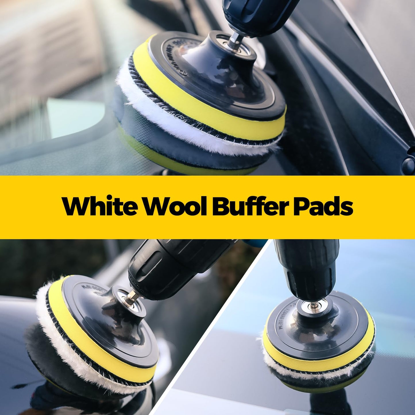 Holikme 23Pack Drill Brush Attachments Set, Scrub Pads & Sponge, Buffing Pads, Power Scrubber Brush with Extend Long Attachment, Car Polishing Pad Kit,Cleaning Supplies，Masonry Brushes,Scratch Brushes