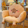 Ditucu Capybara Seat Cushion Kawaii Chair Cushions 17.7 x 15.7 inch Cute Stuff Comfy Lazy Sofa Floor Pillow for Gaming Chairs Room Decor Brown