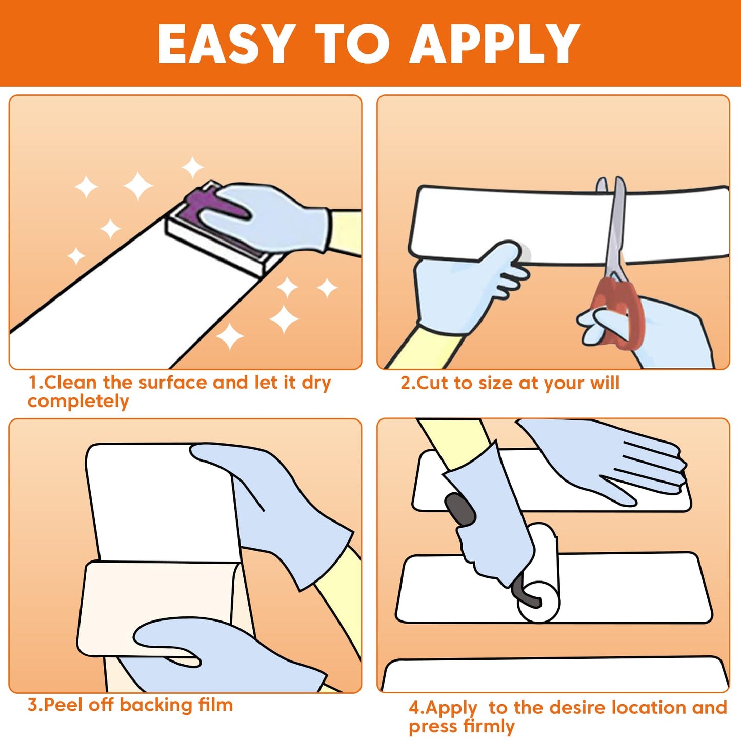 InfiOne Anti Slip Grip Tape – Silicone Duct Tape Ultra-Thin Bat Grip Tape for Secure Hold & Friction,Ideal for Stairs,Rugs,Tennis Racket,Tool Handles,Baseball Bat,Bike Handlebar(Black, 2in x 33ft)