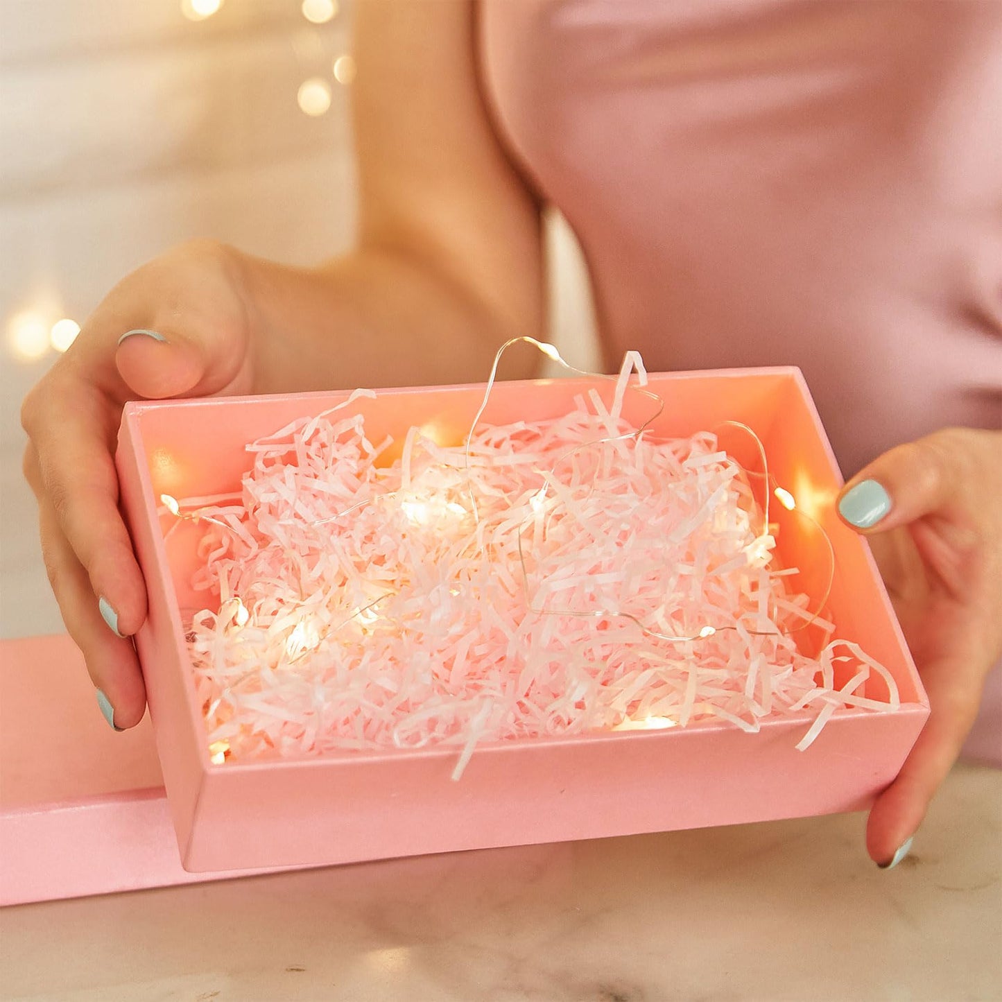 Etinga 12-Pack 7FT Fairy String Lights with 20 LEDs, Battery-Powered Decorative Lights for Party, Wedding, Christmas, Holiday Decorations,(Warm White, 12Pack 7Ft)