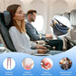 2 Pack Airplane Foot Hammock, Foot Rest for Under Desk at Work, Length Adjustable Airplane Foot Rest for Long Trip, Plane Travel Flight Essentials with Eye & Earplugs, Leg Hammock to Relax Your Feet