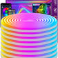 AILBTON 20Ft Neon Rope Lights,Flexible Led Rope Lights Control with App/Remote,Multiple Modes Rope Lights,IP65 Outdoor RGB Led Neon Lights,Music Sync Gaming Led Neons Light Strip for Bedroom Decor