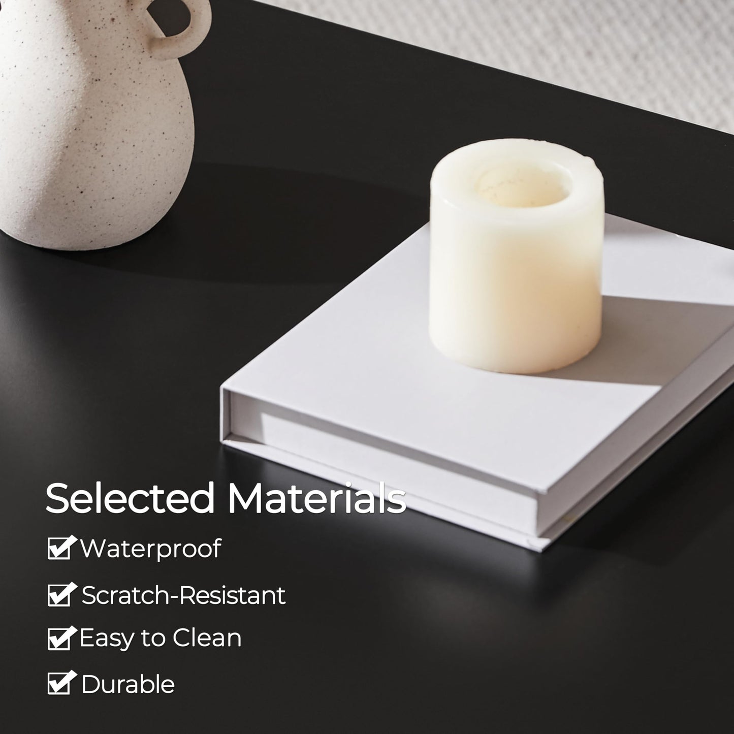 Yaheetech Black Coffee Table, Lift Top Coffee Tables with Hidden Storage Compartment & Open Shelf, Lift Tabletop Pop-Up for Living Room Reception, 47.5inch L