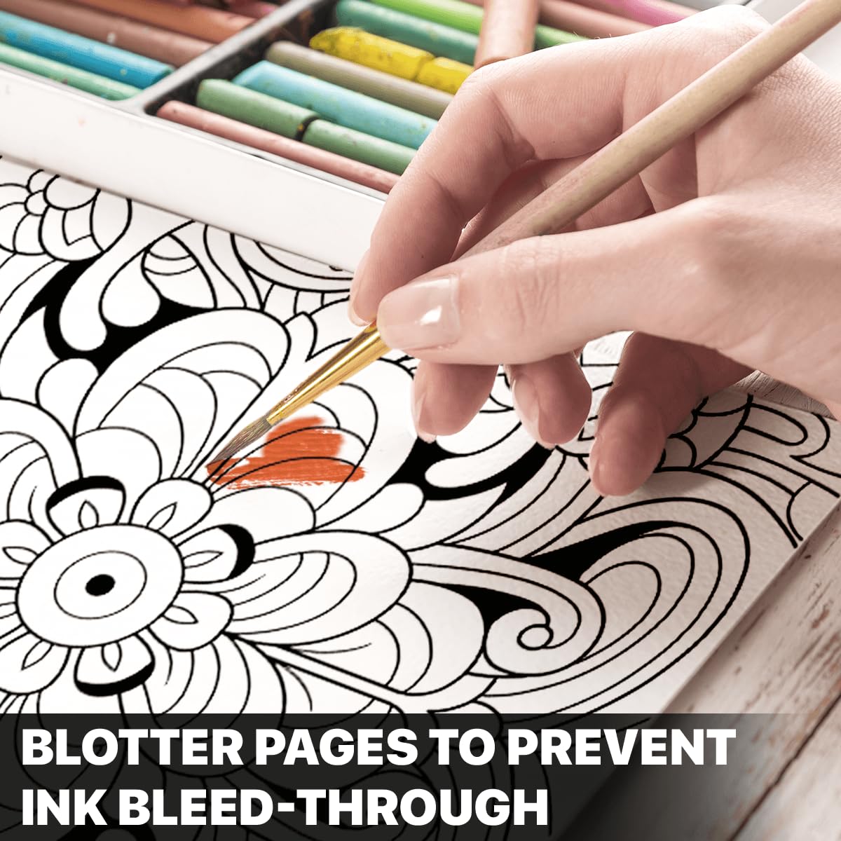 SOUTHERN LOTUS Relaxing Mandalas Coloring Book Spiral Bound for Adults Mindfulness and Relaxing