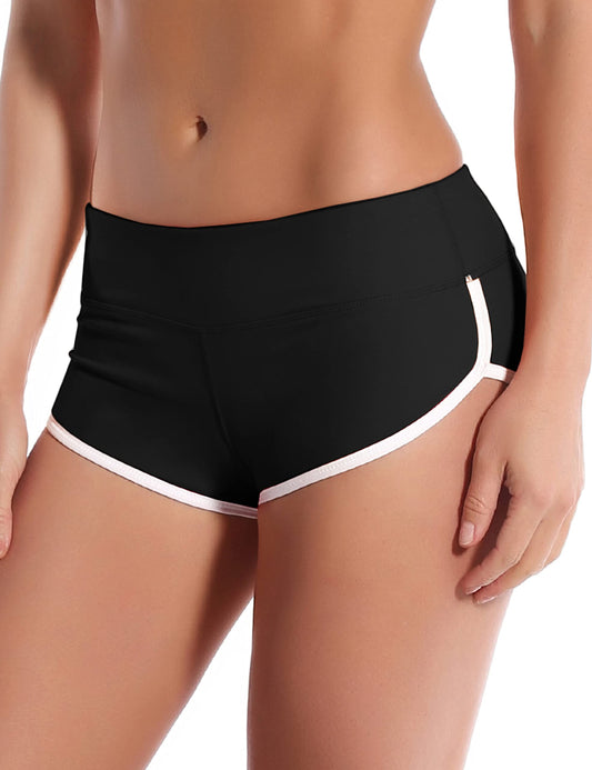 BUBBLELIME Sexy Booty Yoga Shorts Running Shorts Women Workout Booty Shorts_Black XS_1.8" Inseam