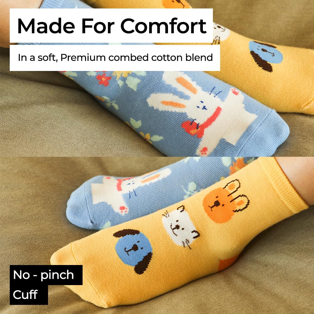 Dailylike Baby Boys Girls Non Slip Grip Ankle Socks with Anti Skid Grippers for Infants Toddlers Kids 6 Pairs