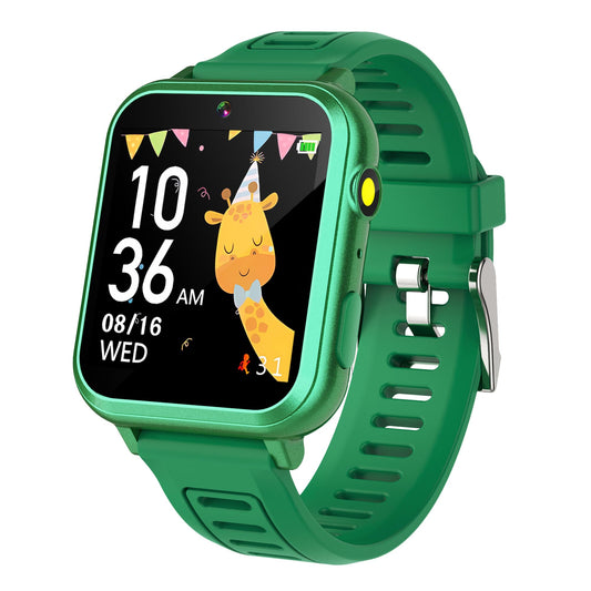 Smart Watch for Kids with 24 Games HD Touch Screen Music Player Pedometer Camera Alarm Clock Calculator Flashlight Stopwatch 12/24 hr Kids Smart Watch for Boys Gifts Age 3-12