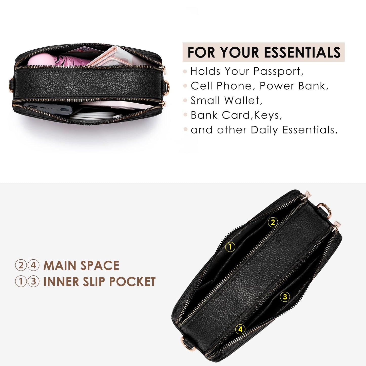 Trendy Purses For Women Crossbody Bag with Unique Camera Bag Style,Designer Small Hardshell Shoulder Bag/Handbags