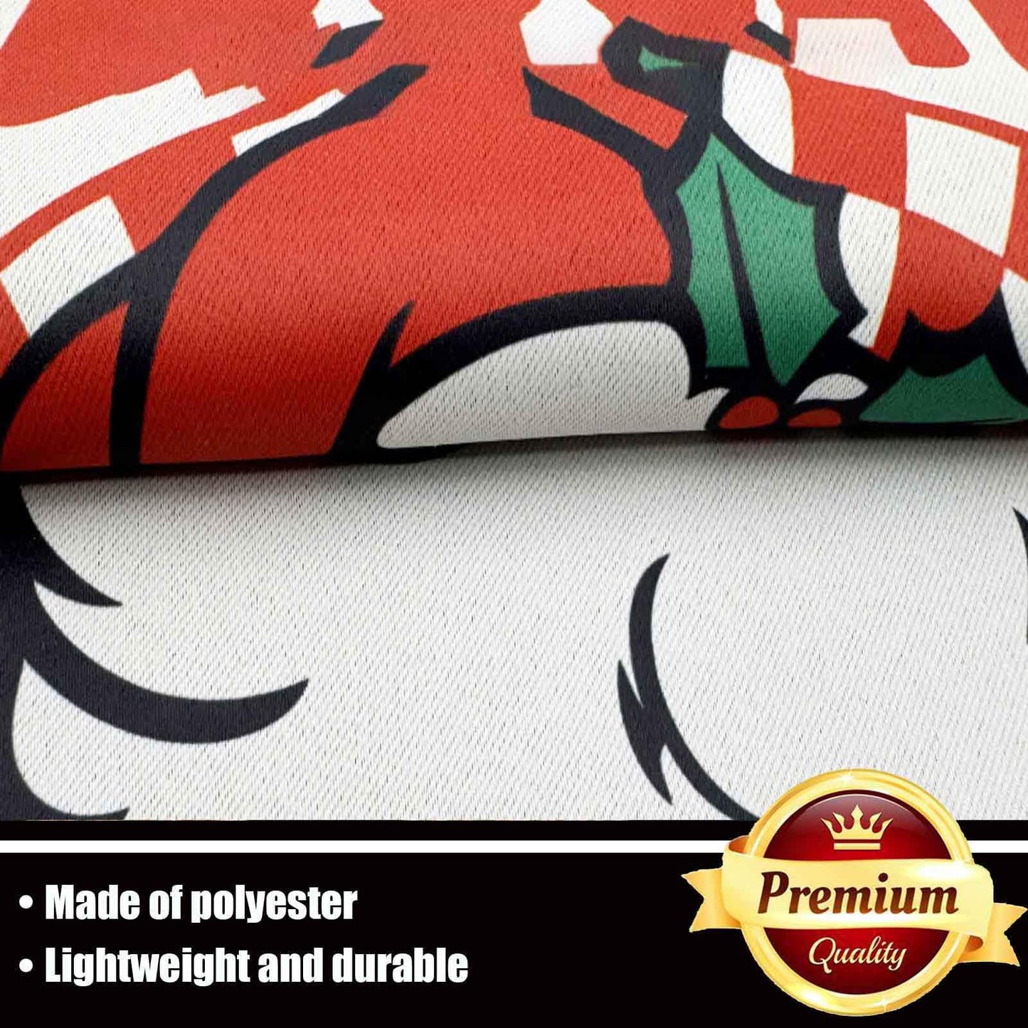 Merry Christmas Garden Flag 12x18 inch Outdoor-Double Sided Christmas Santa Claus Flag Vivid Color Polyester Yard Flags