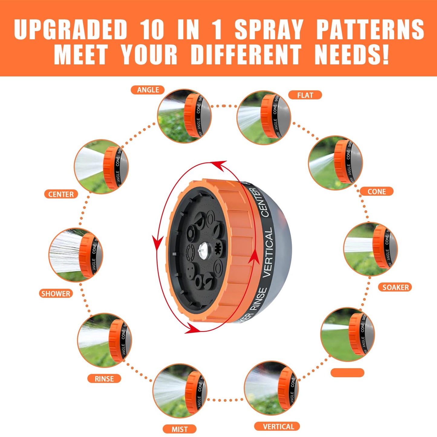 Dog Washing Hose Attachment for Pet Bathing with Black Shower Diverter, Pup Dog Wash Hose Nozzle Shampoo Sprayer for Indoor Outdoor Pet Shower, Dog Shower Attachment with Dog Brush