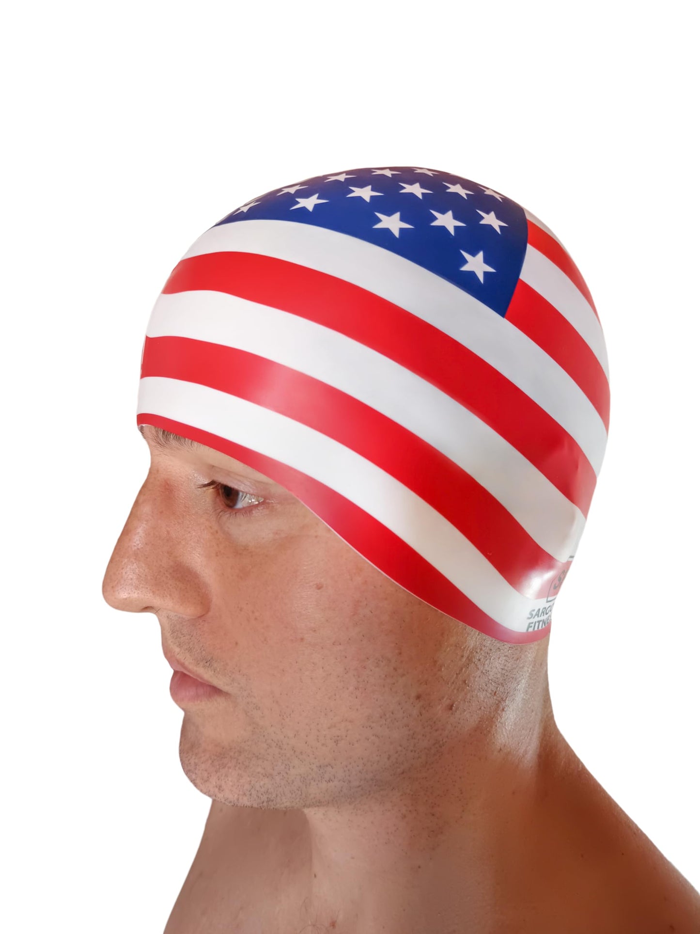 Sargoby Fitness Adult Standard Swim Cap Standard Size Designed for Competitive Swimmer or Recreational Swimmer Looking for More Speed