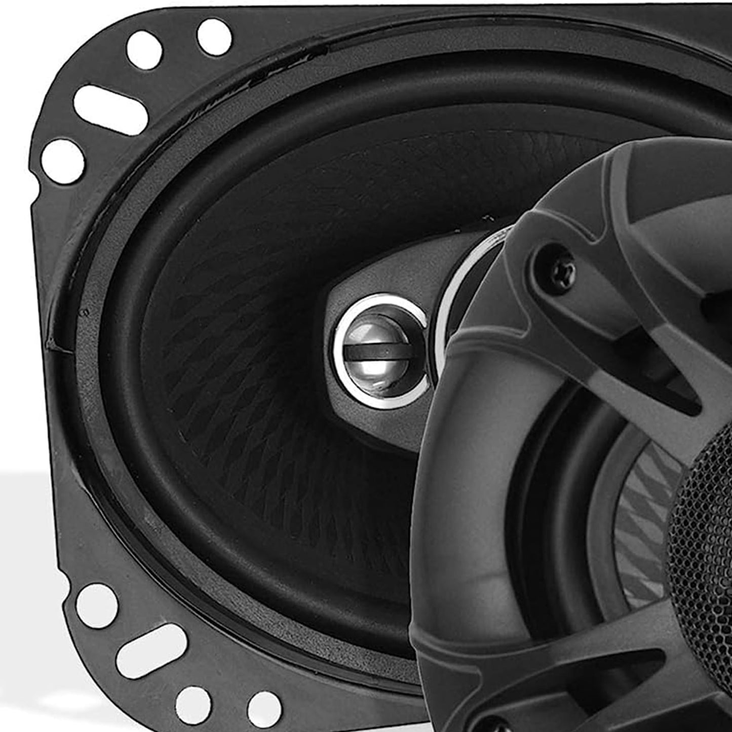 Pyle 4 Way 6x9 Inch 500 Watt Quadriaxial Loud Pro Audio Universal Quick Replacement Component Sound Speaker with Non-Fatiguing Butyl Rubber (Set of 2)