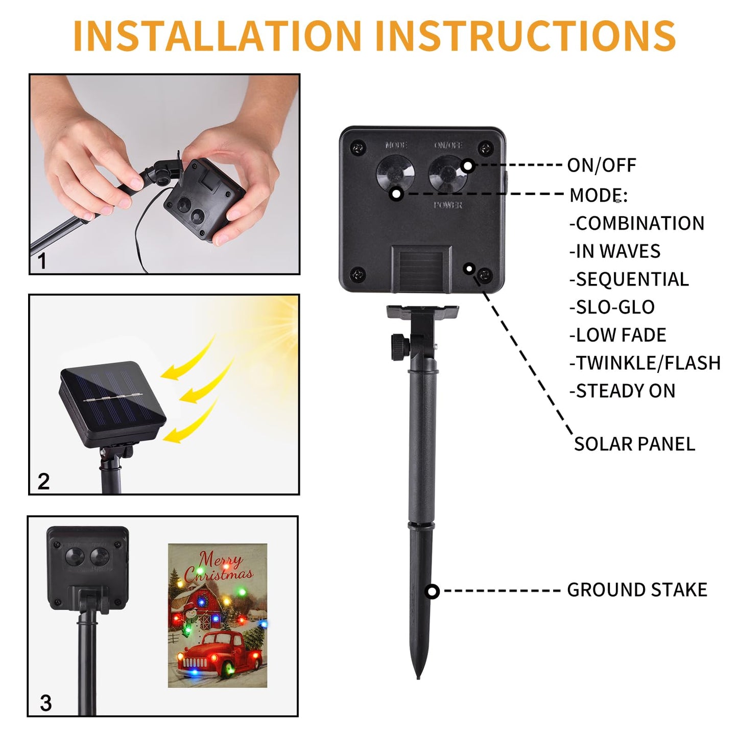 Christmas Lights Garden Flag,Double Sided Christmas LED Outdoor Christmas Yard Flag for Winter Christmas Outdoor Decoration (Multi_car, 12 * 18)