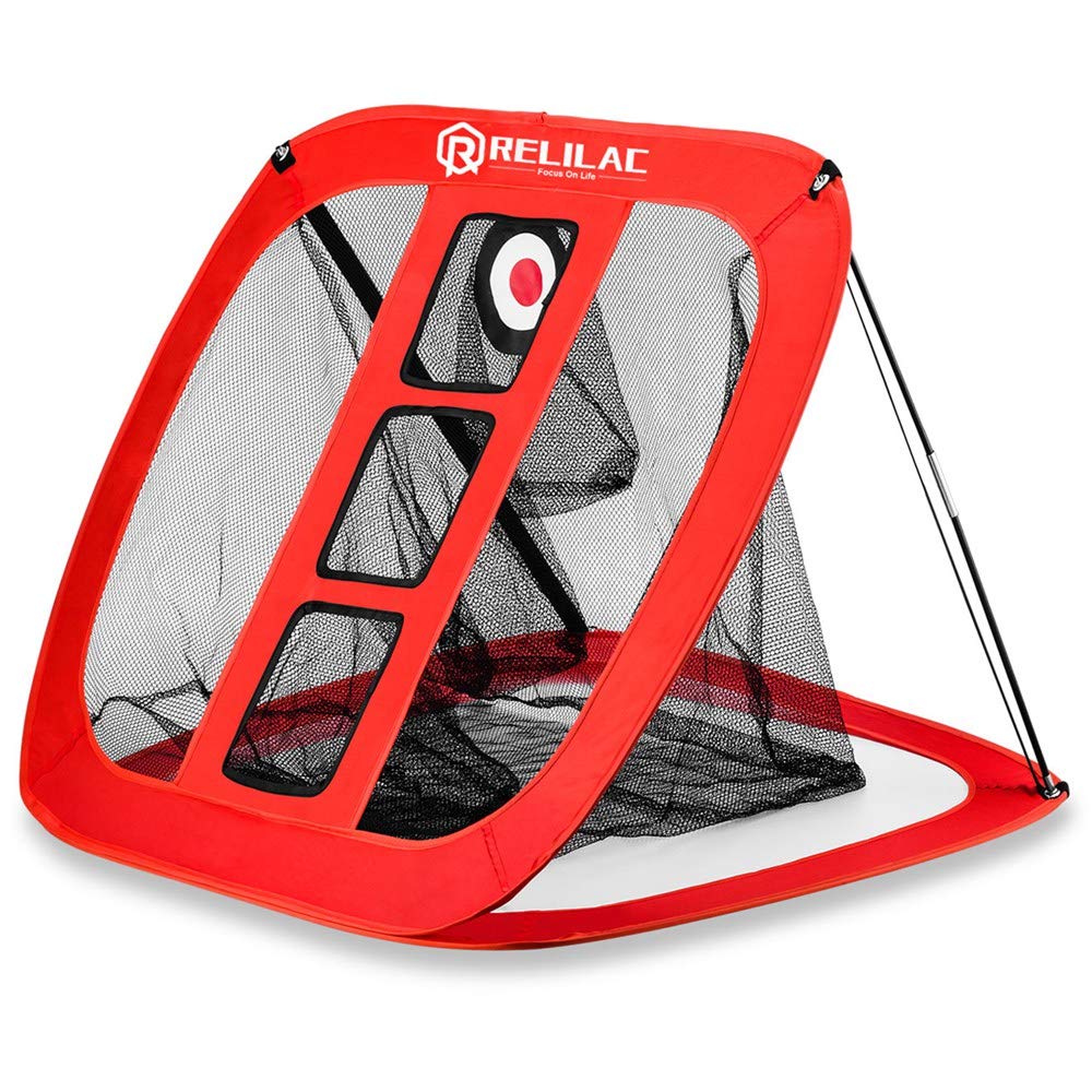 Pop Up Golf Chipping Net - Indoor/Outdoor Golfing Target Accessories for Backyard Accuracy and Swing Practice - Great Gifts for Men, Dad, Husband, Women, Kid, Golfers