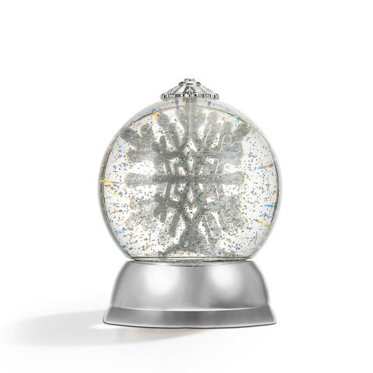 Snow Globe，6.5" Christmas Snow Globes, with Swirling Glitter, Battery Operated, Spinning Water Glitters, 2025 Tabletop Figurine for Adults Unique, Kids, Women, Girls, Christmas Decorations Indoor