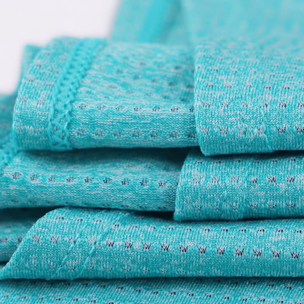 Womens Workout Fitness Tank Tops Cropped Sleeveless Gym Yoga Running Athletic Shirts Blue S