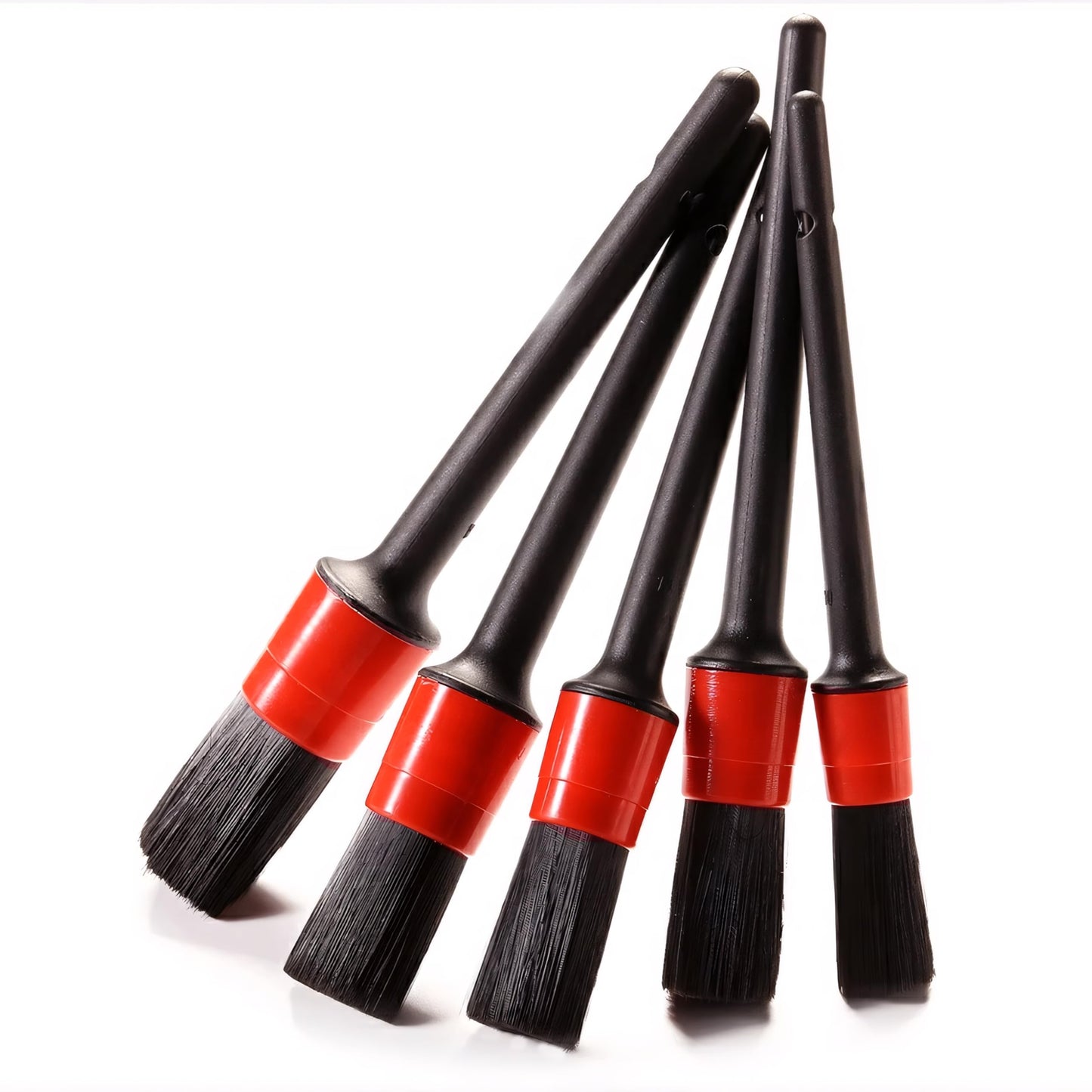 Coltree Car Detailing Brush Set, Scratch-Free Soft Bristle Brushes for Interior and Exterior Cleaning, Wheels, Air Vents, Dashboard, and Leather Surfaces, 5 Pcs