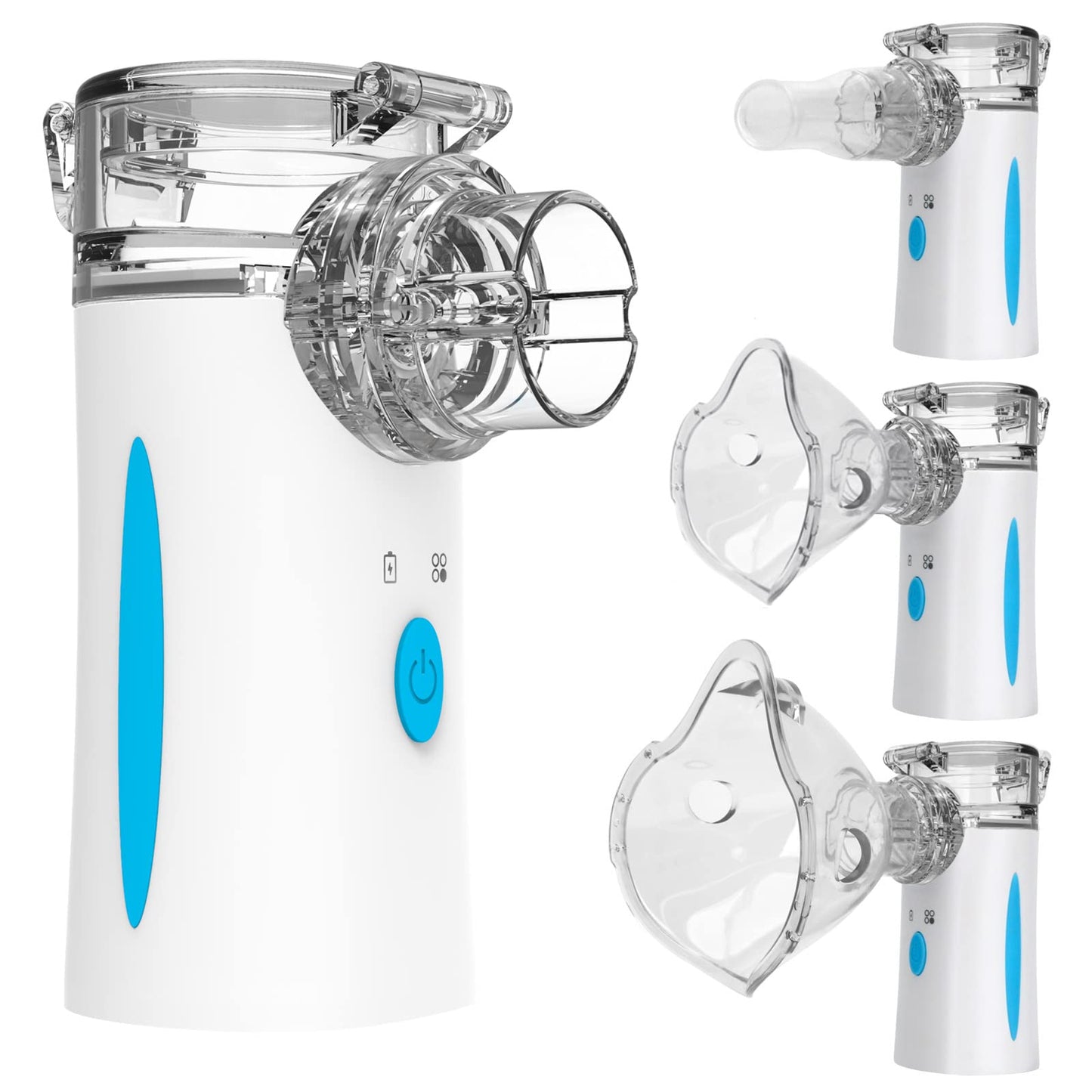 Ultrasonic Nebulizer - Nebulizers, Rechargeable Nebulizer Machine for Adults and Kids, Portable Nebulizer with Two Modes & Self-Cleaning Function for Breathing Problems, FSA and HSA Eligible