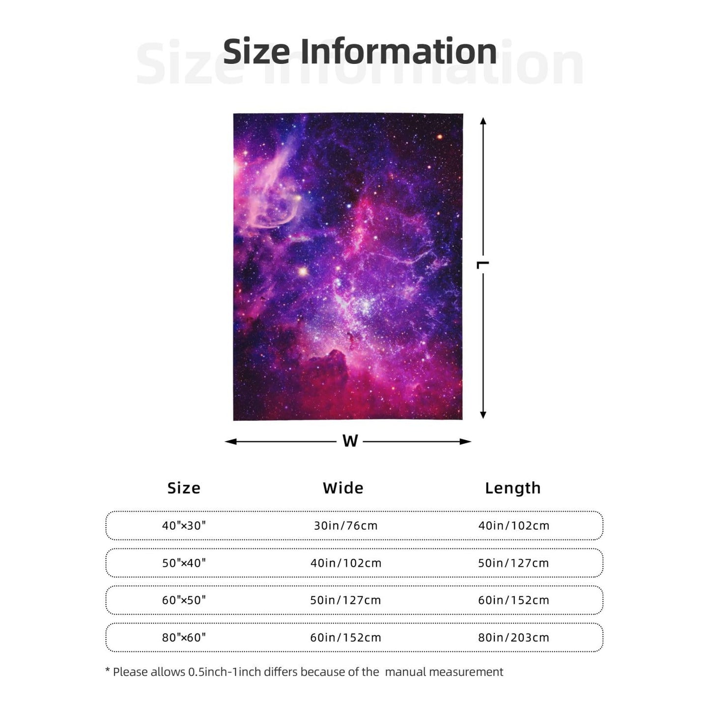 Jbofyee Bursting Galaxy Throw Blankets All Season Ultra Soft Warm Fleece Blanket for Home Bed Sofa Couch Chair Outdoor Travel Camping 60x50 Inch