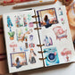20 Sheets Scrapbook Stickers Aesthetic Bullet Journal Stickers for Journaling Sunshine Sticker Book Cute Washi Sticker for Scrapbooking Decorative Book for Adult Planner Art Crafts Supplies