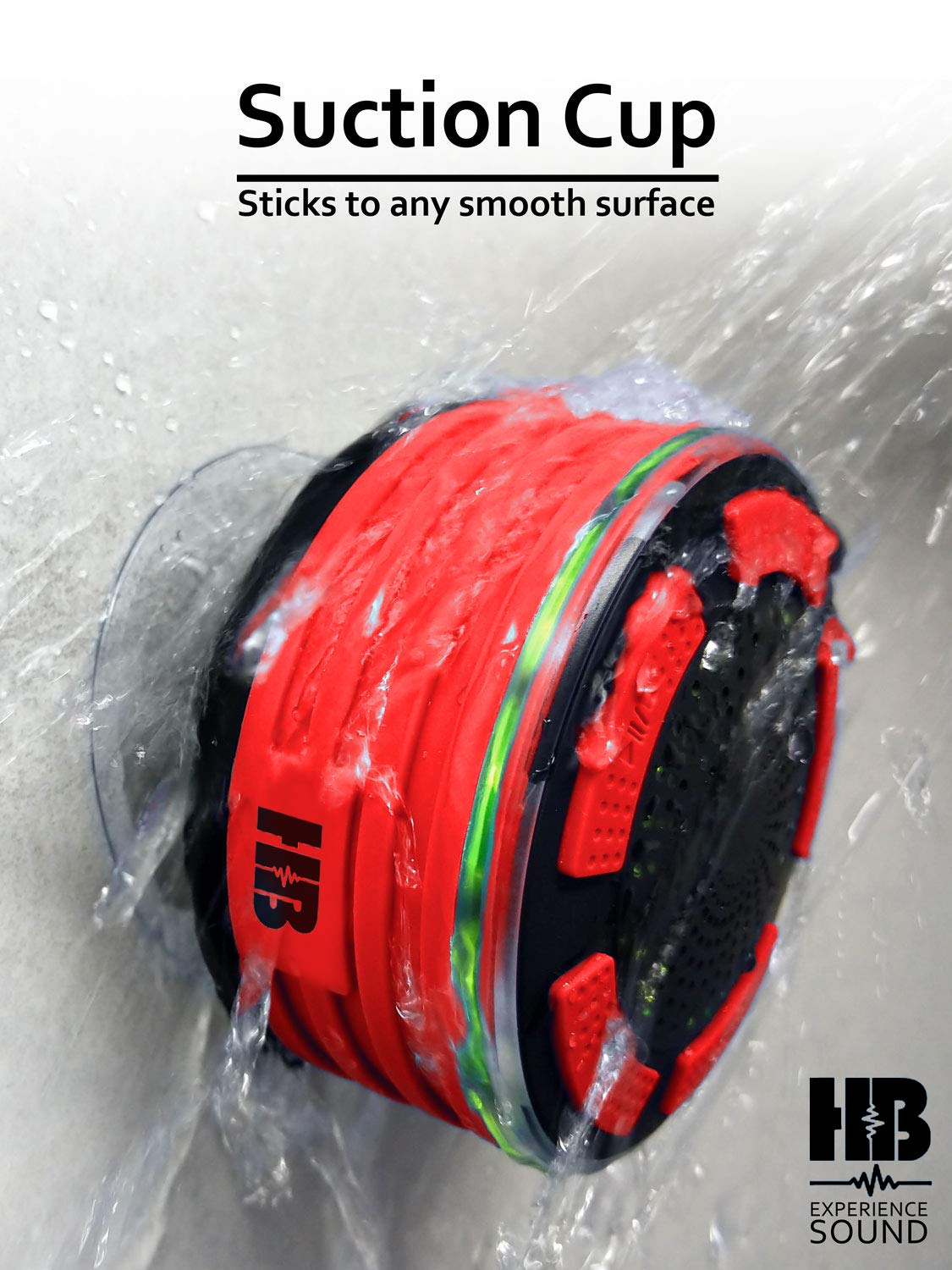 Bluetooth Shower Speaker Waterproof - Portable Shower Speakers Wireless, IPX7 Waterproof, Small, Mini Radio, Water Proof, Blue Tooth, for iPhone & Android, for Home, Outdoor & Bathroom