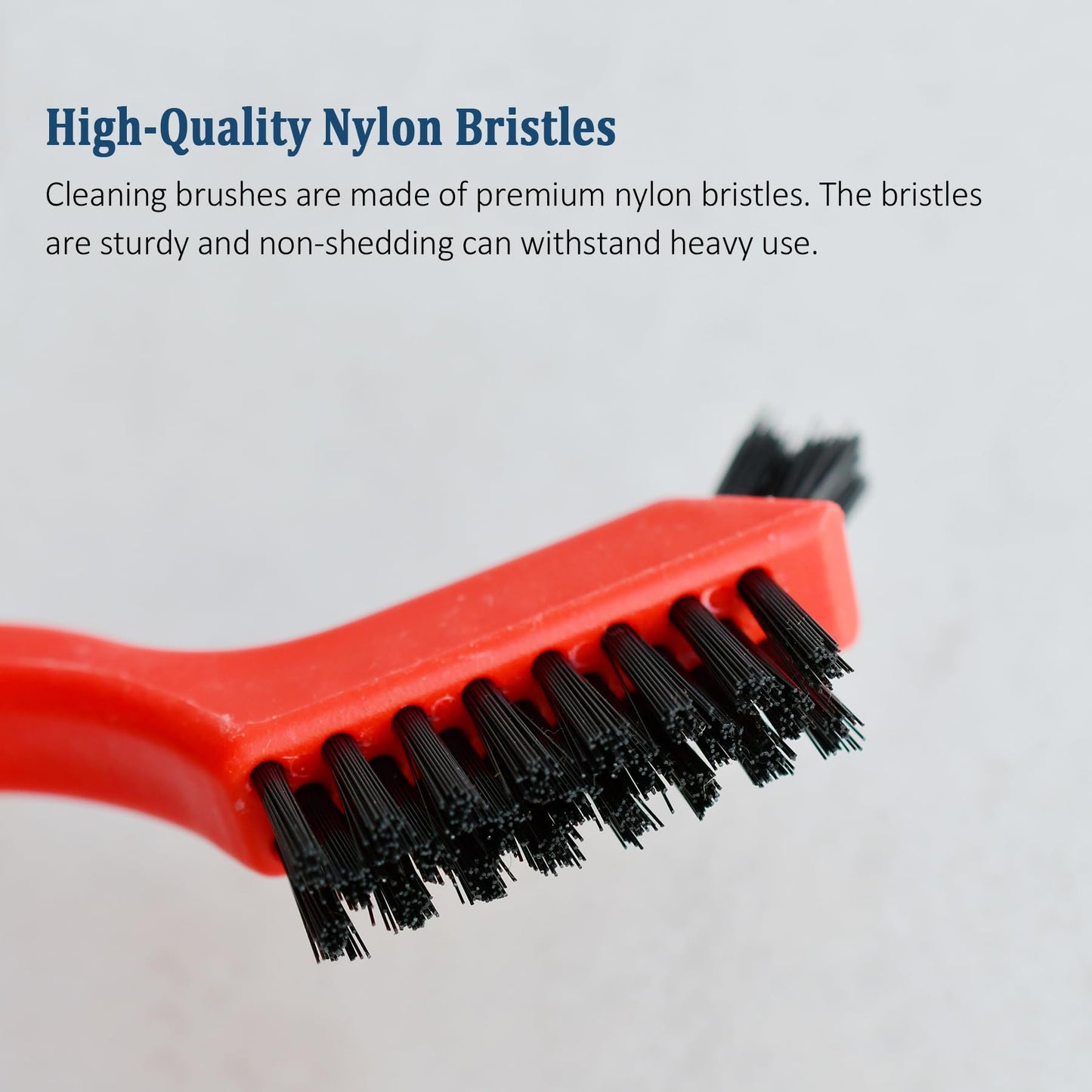 Karosom 3pcs Nylon Brushes for Cleaning, Small Cleaning Brushes for Tight Spaces, Car Detailing Brush Set for Cleaning Dust in Holes