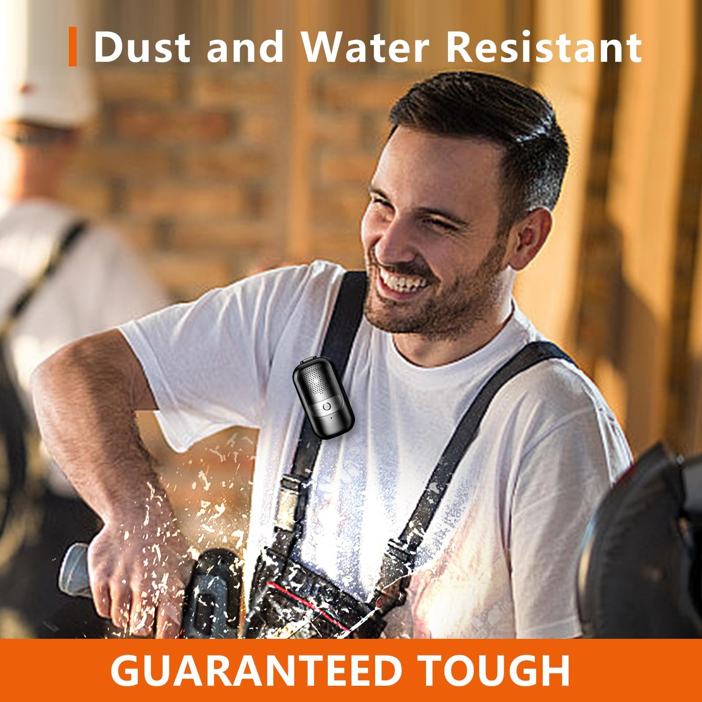 Portable Bluetooth Speaker, Clip-On Wireless With Stereo Loud Sound and Deep Bass, IPX5 Waterproof Mini Outdoor Wearable, BT 5.3 for Cycling/Home/Party/Beach/Shower/Gift