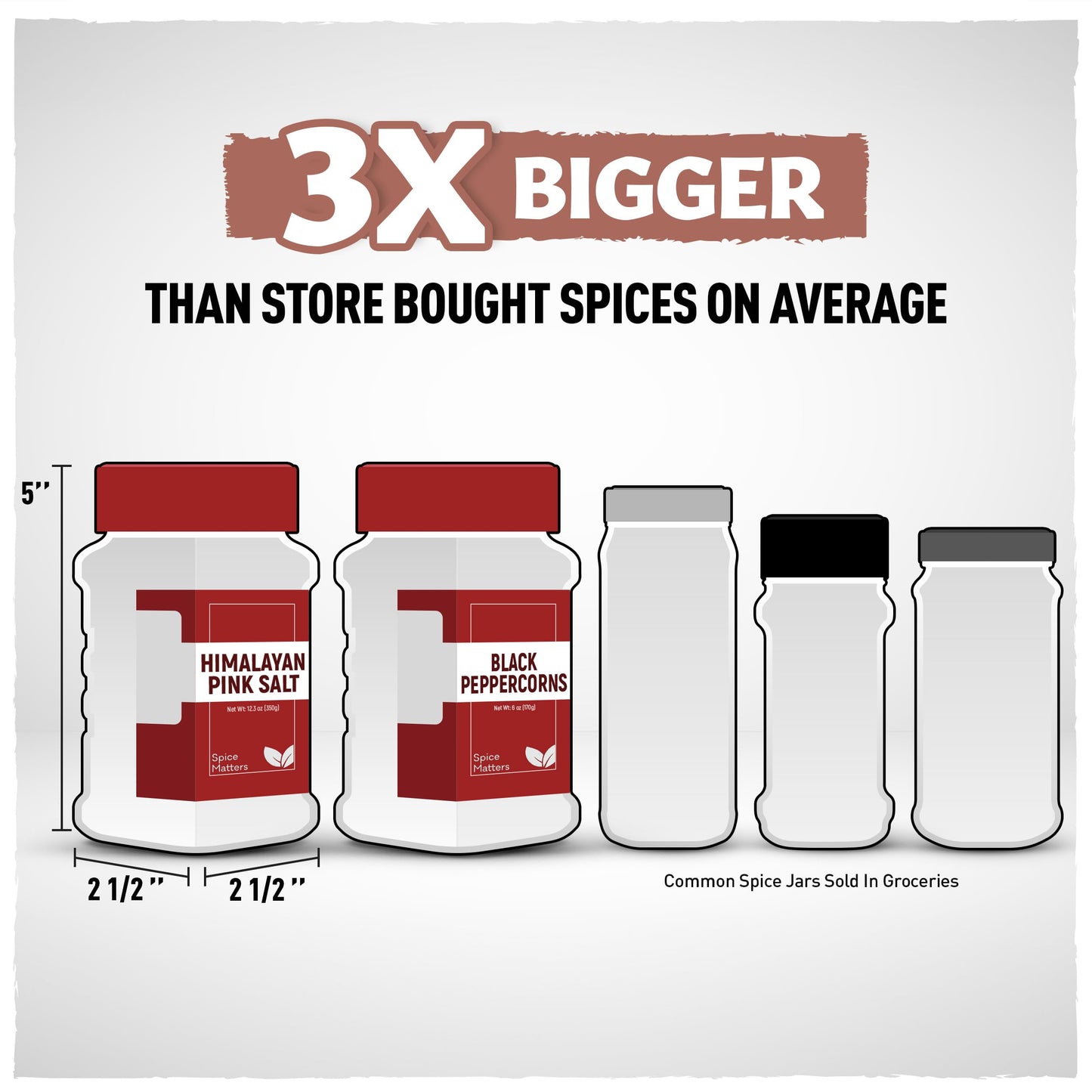 Salt and Pepper for Grinder Refill, Peppercorns Whole 6oz, Pink Himalayan Salt 12.3oz, Peppercorns for Grinder Refill, Himalayan Pink Salt and Pepper, Spice Buddies Series, Gift Box